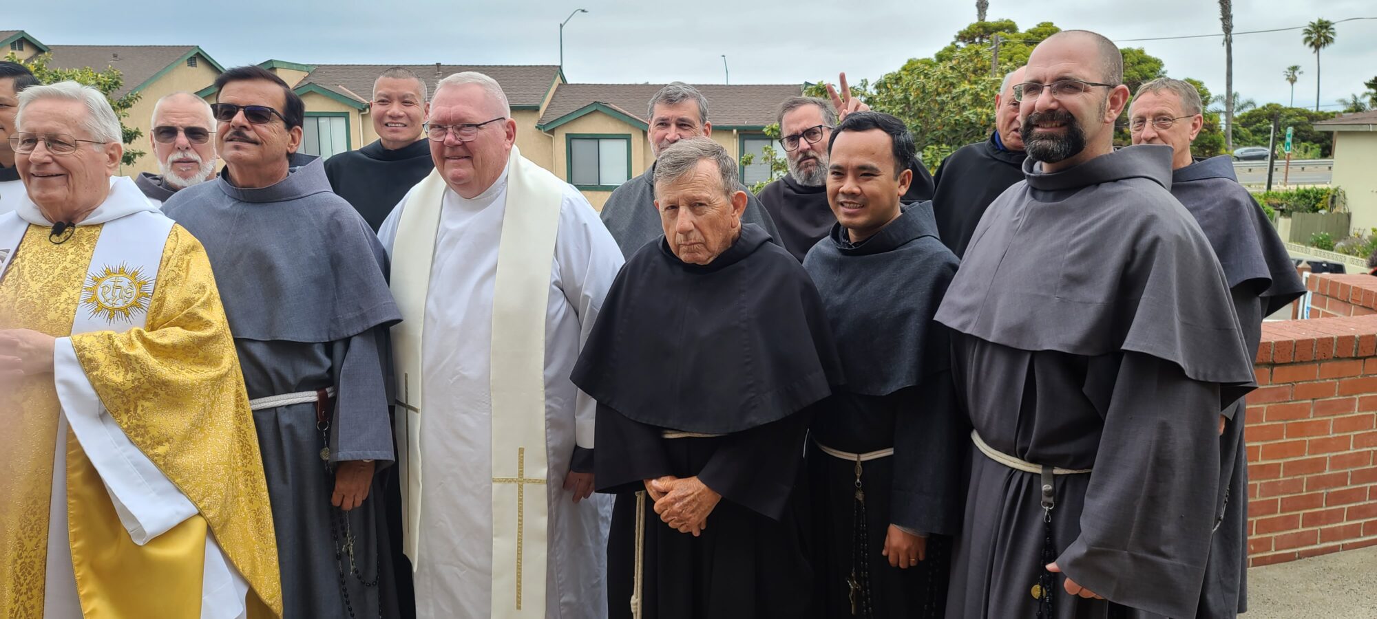 Father Victor with Friars 2 – Conventual Franciscans